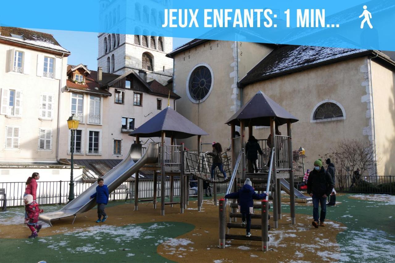 Le Carnot - Mycosyapart, Duplex Coeur De Ville Et Lac, Climatise Annecy Exterior photo